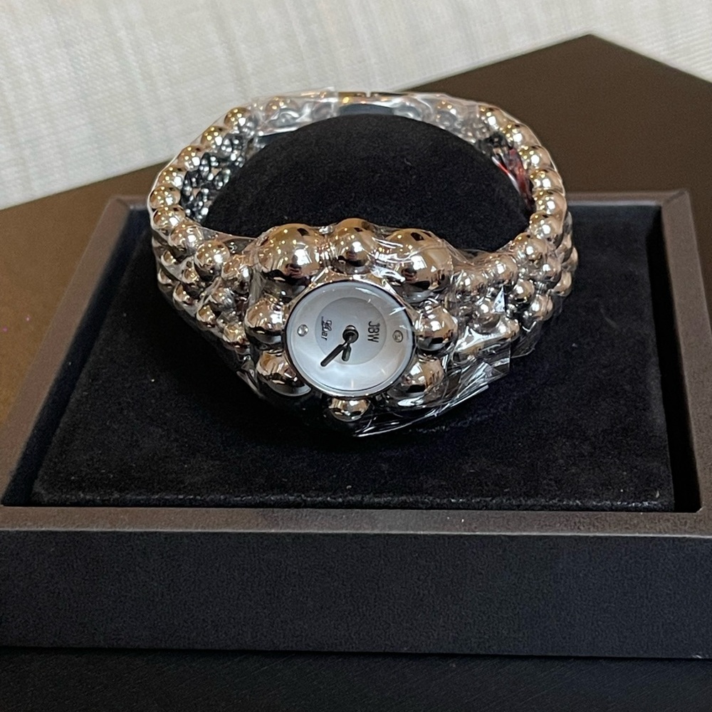 Limited Edition New in Box JBW x Luar Atmosphere Diamond Stainless Steel Watch
